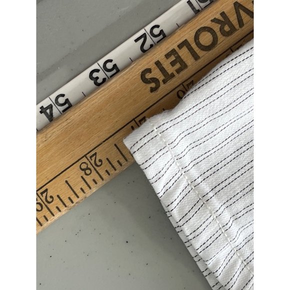 Pilcro and the Letterpress High Rise Skinny Pants Women 30 Stripe White Preppy - Picture 10 of 11